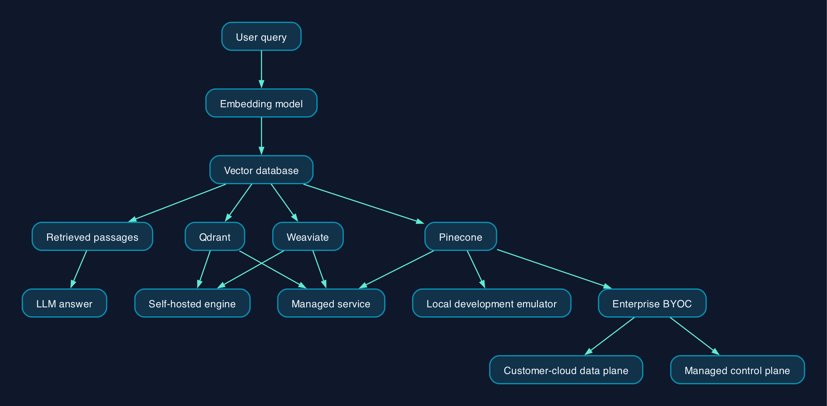 How a RAG chatbot's vector database choice plays out