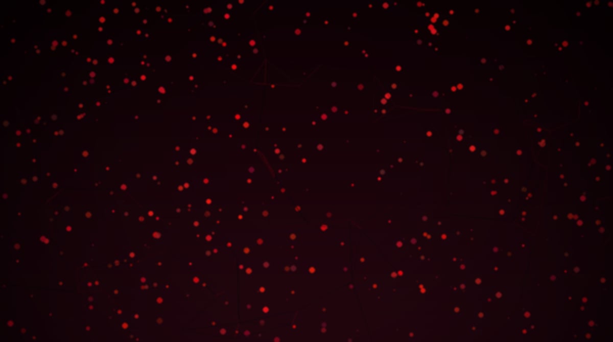 Abstract red-themed AI healthcare medical imaging