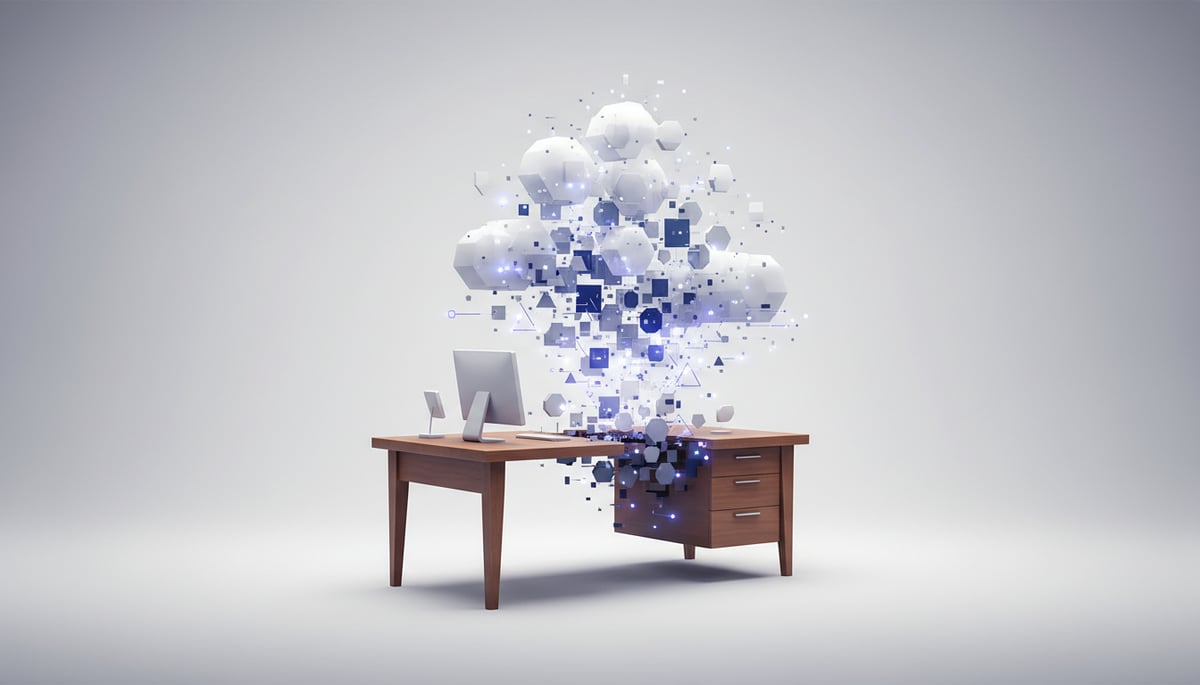 Cloud storage concept image representing Wasabi acquisition of Lyve Cloud