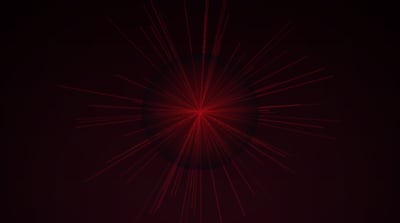 Abstract red-themed data resilience AI security image