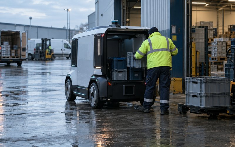 Britain’s next delivery robot may look more like a tiny van